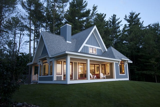 Angled side view of the Beautiful 1600 Sq. Ft. Cottage.