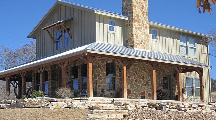 An exterior shot of the Lovely Ranch Home.