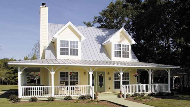 Beautiful Country Home  w Wrap  Around  Porch  HQ Plans  