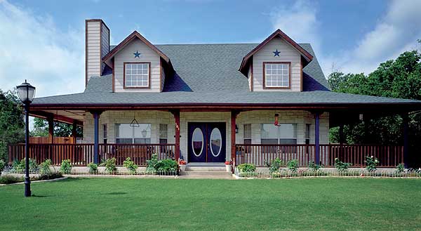 Another layout of the house; The house has that classic look, giving a homey ambiance to this farm house.