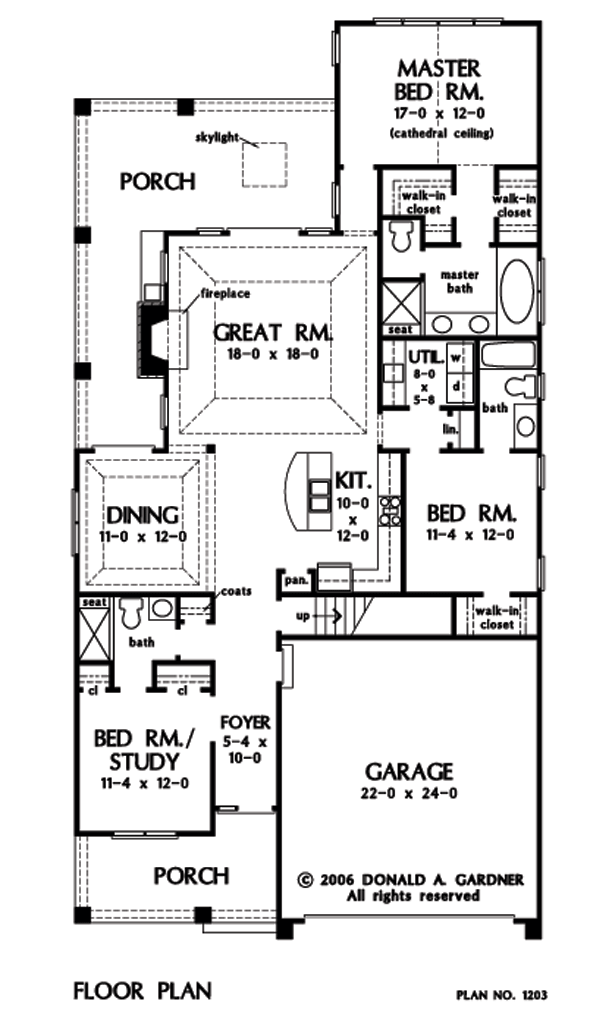 Medium Size 1Storey Craftsman Cottage Home (HQ Plans