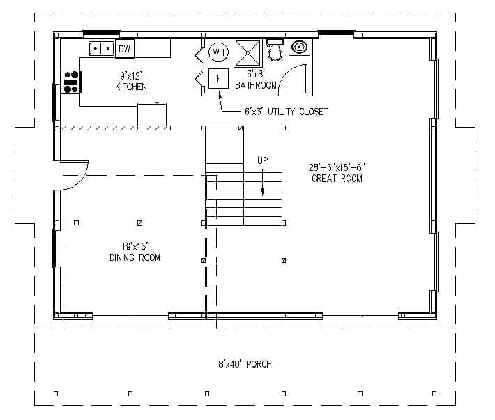 Kickass 30x40 Metal Building Home W Spacious Interior Hq Plan 8 Pictures Metal Building Homes