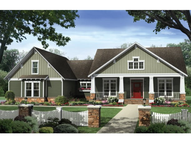 Loved by Thousands Flexible Craftsman House Plan HQ  