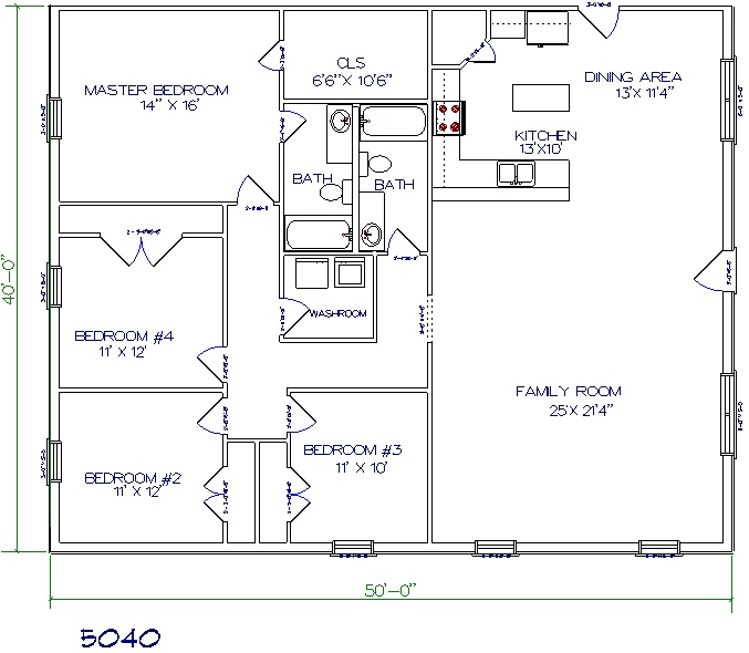 Featured image of post 40X60 Pole Barn House Floor Plans