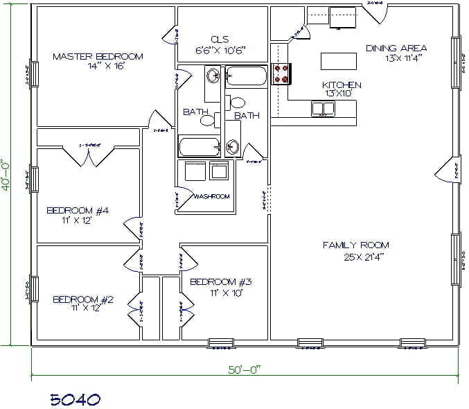 Featured image of post 40X60 Pole Barn House Floor Plans