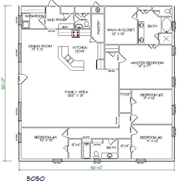 Top 5 Metal Barndominium Floor Plans For Your Dream Home Hq Plans Metal Building Homes