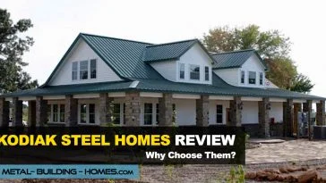 2-story house manufactured by Kodiak Steel Homes