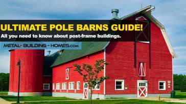 feature image of the article with huge red pole barn and green roof