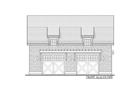 2-Storey Flexible Garage Floor Plan w/ 2-Car Garage (HQ Plans & 3D ...