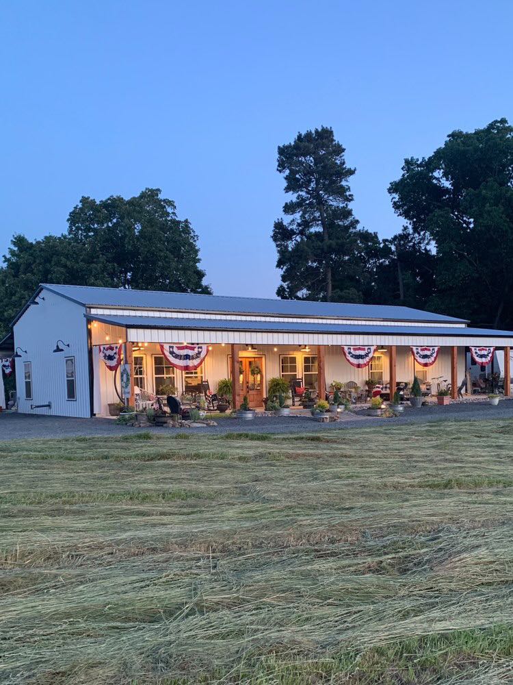 Cathy and Todd's Charming White Barndominium