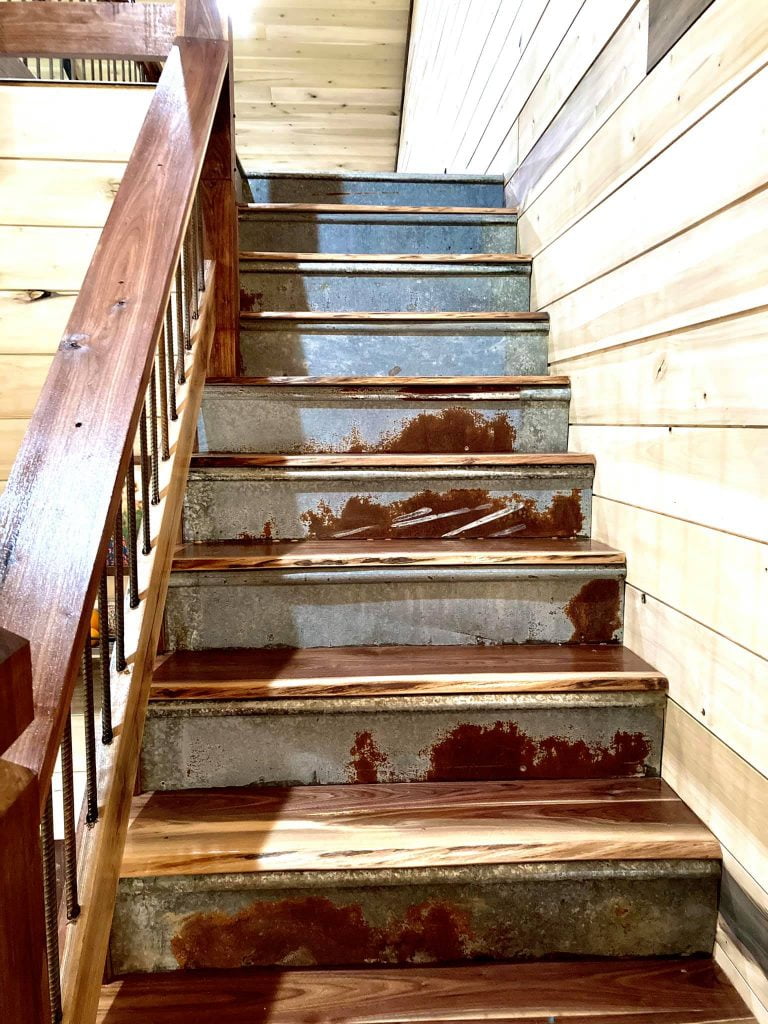 Stairway to second floor