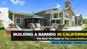 gray barndominium for california state guide
