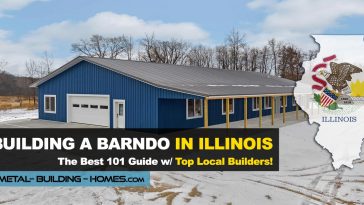 blue barndominium for illinois state guide