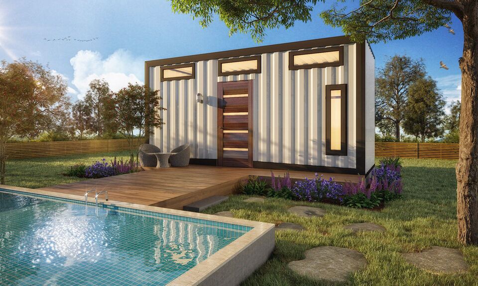 The Bachelor container home by Custom Container Living