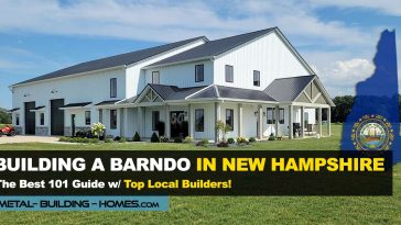 white barndominium for new hampshire state guide