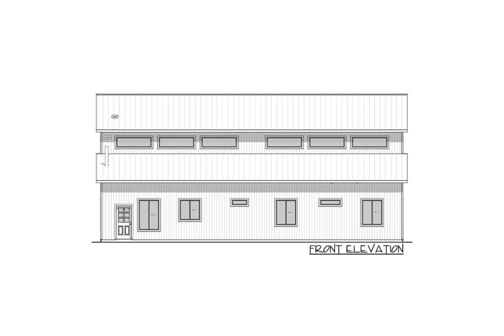 Front Elevation of Practical RV-friendly Shouse